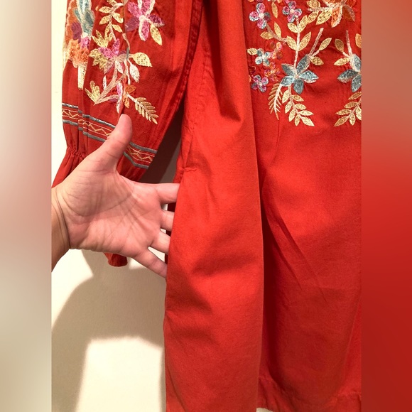 Free People Fleur Du Jour Mini Dress, Size L, Red - Picture 9 of 15